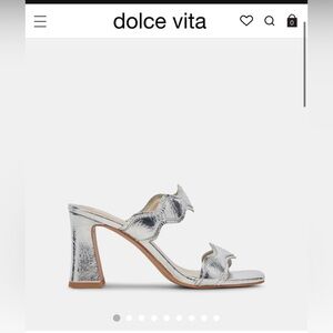 Unused silver Dolce Vita heels. Size 9 Wide